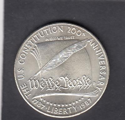 Beschrijving: 1 Dollar CONSTITUTION